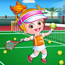Baby Hazel As Tennis Dressup